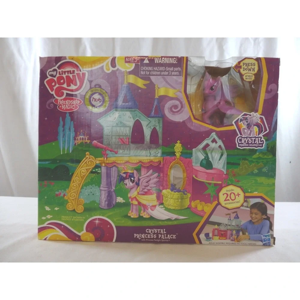 MY LITTLE PONY Crystal Princess Palace‎ Playset New